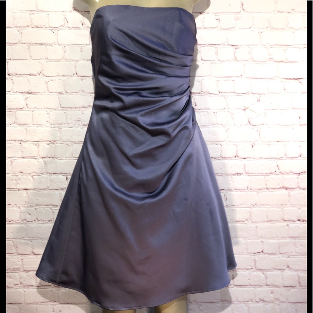 5/25 Alfred Angelo strapless bridesmaids dress